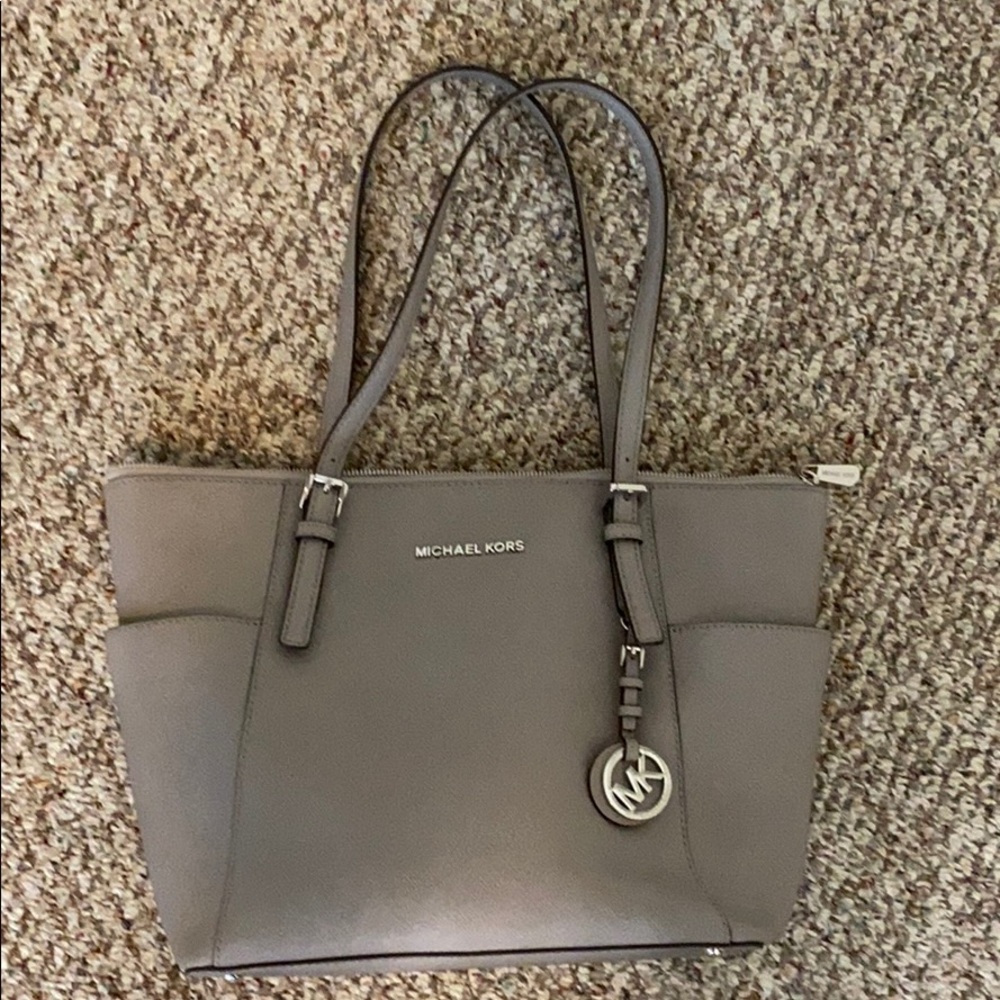 Grey Michael Kors Purse